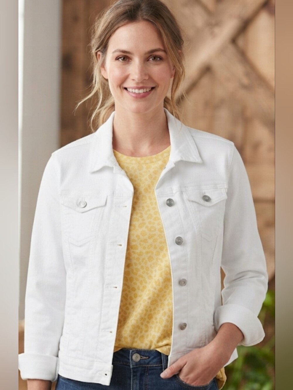 AND White Women's Denim Jacket
